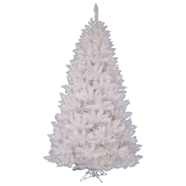 The Holiday Aisle Crystal White Spruce 6.5' Artificial Christmas Tree